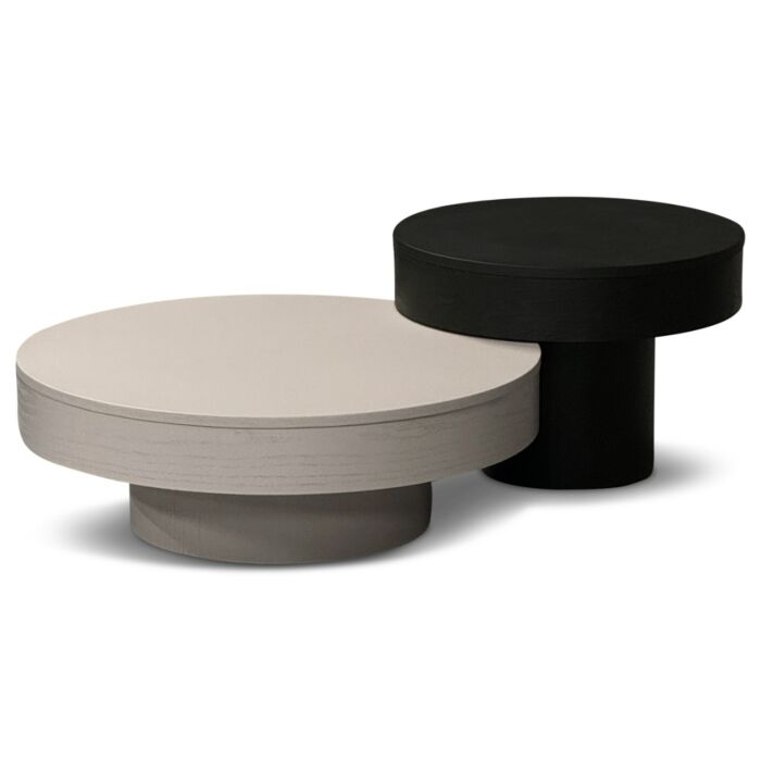 Salontafel Set Pando Taupe/Zwart 