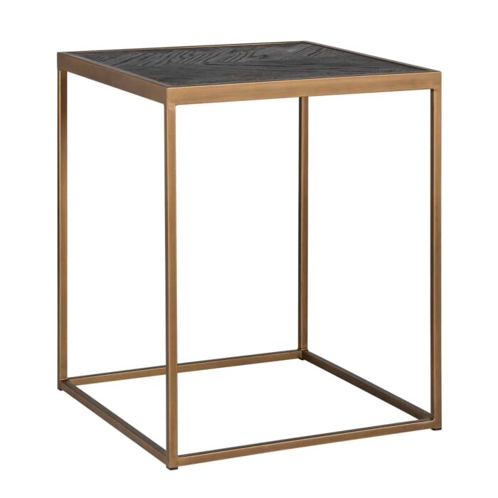 Bijzettafel Blackbone brass 50x50