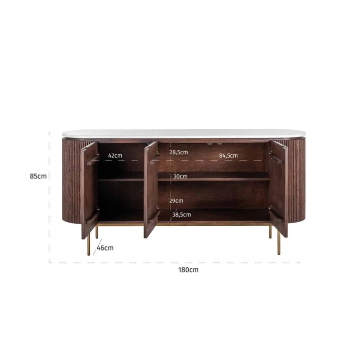 Dressoir Barkley 3-deuren