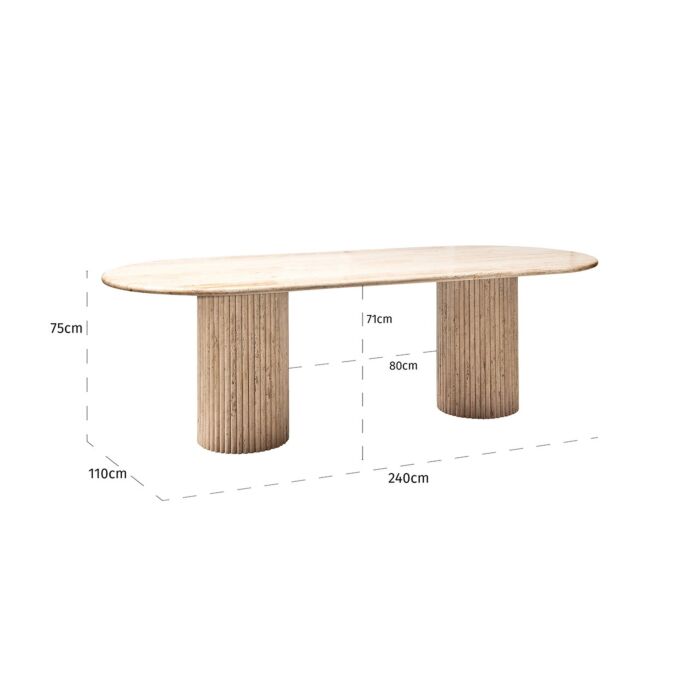 Eettafel La Cantera Ovaal 240