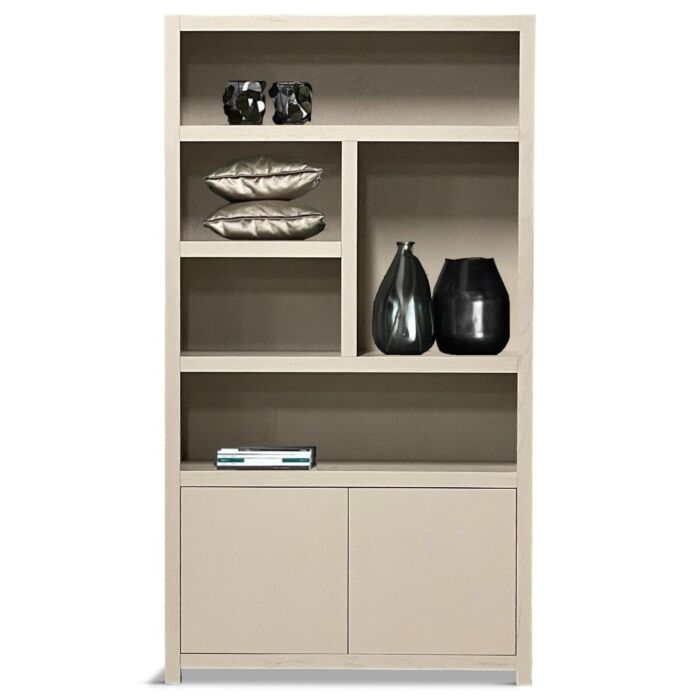 Boekenkast Set Juwel Taupe Rechts 120cm