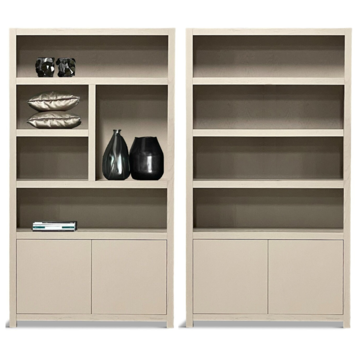 Boekenkast Set Juwel Taupe Rechts 120cm