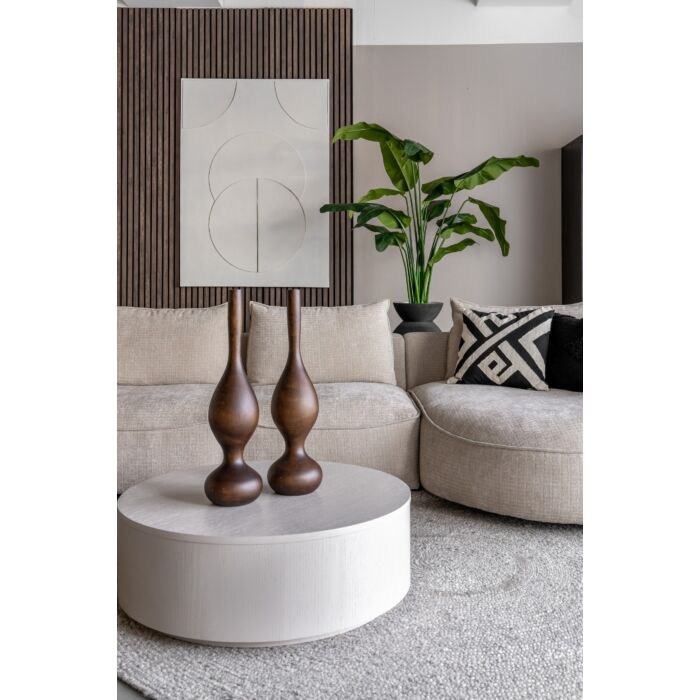 Salontafel Juwel Rond Ø80cm Taupe