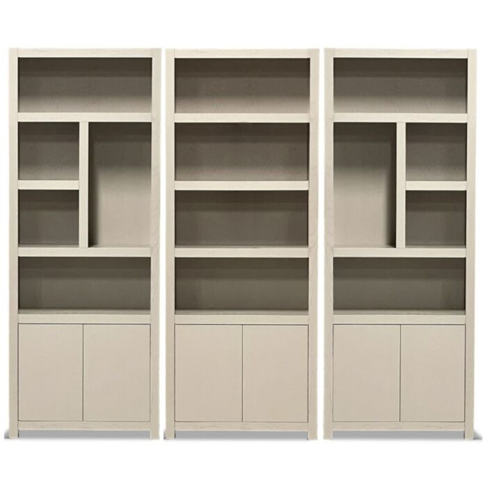 Boekenkast Juwel 80cm 5 vaks Links Taupe