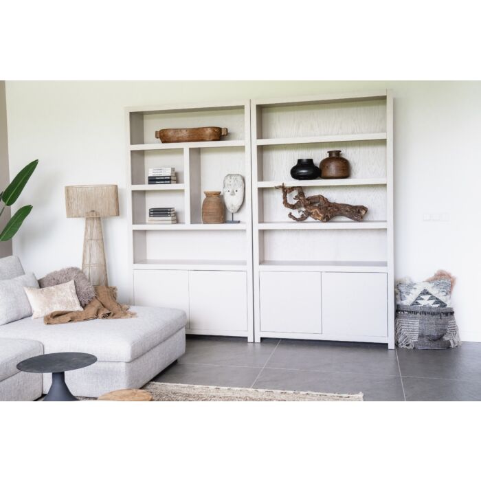 Boekenkast Set Juwel Taupe Rechts 120cm