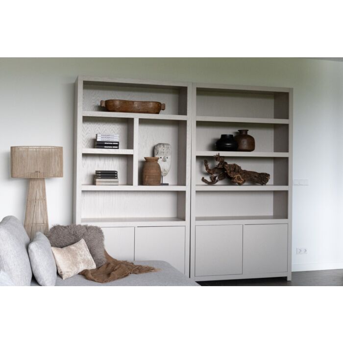 Boekenkast Set Juwel Taupe Rechts 120cm