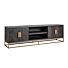 TV-dressoir Blackbone brass 4-deuren 200