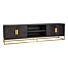 TV-dressoir Blackbone gold 4-deuren 220