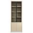 Vitrinekast Juwel 80cm 4 Vaks Taupe