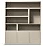  Boekenkast Set Juwel Taupe Links 120cm