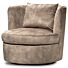  Draaibare Lounge Fauteuil Desiree Bouclé Beige