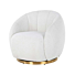  Draaifauteuil Jago stone velvet / brushed gold