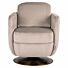 Draaifauteuil Turner khaki velvet fire retardant