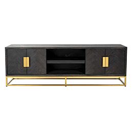 Richmond Interiors TV-dressoir Blackbone Gold 4-deuren 185