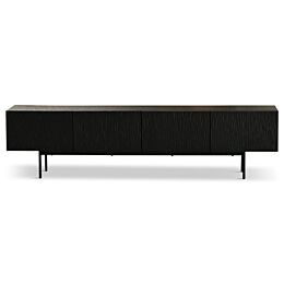 TV-Meubel Belfeld Zwart 200cm