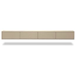 TV-Meubel Luxury Zwevend Taupe Laag 240cm 